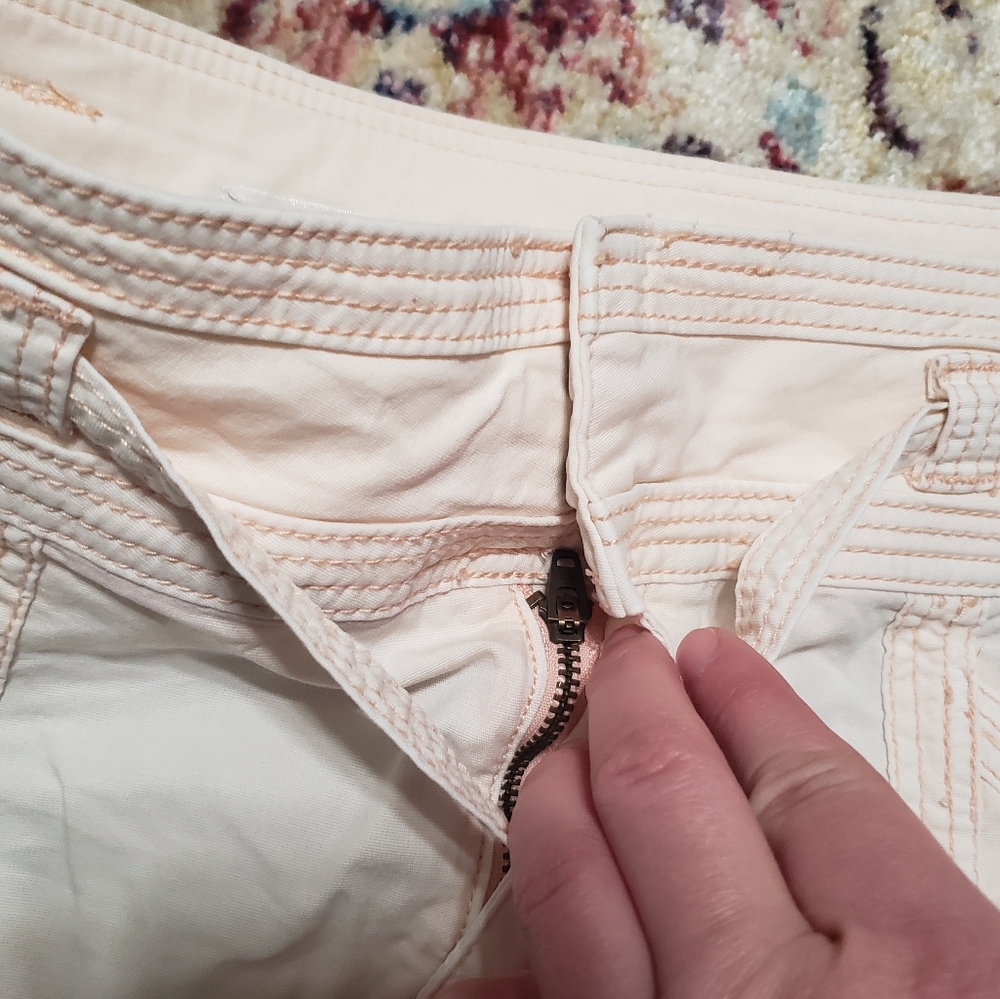 Anthropologie Pilcro and the Letterpress Pale Peach Skirt Sz 8 - Picture 4 of 11